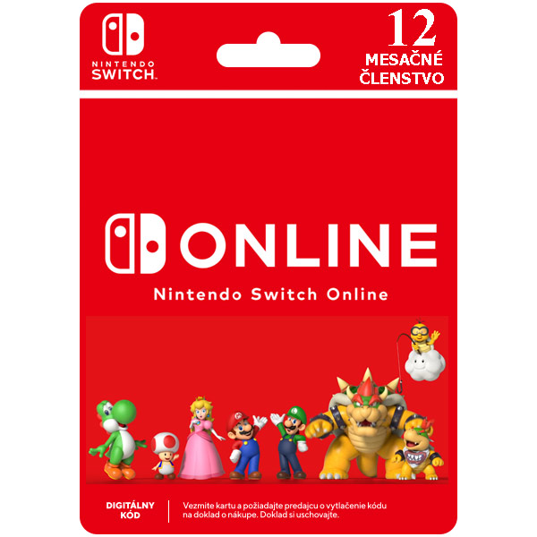 Nintendo Switch Online predplatné na 365 dní (Individual)