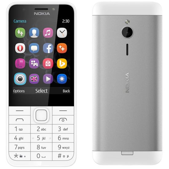 Nokia 230, Dual SIM Fehér ezüst