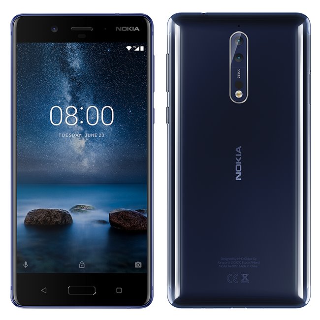 Nokia 8, Dual SIM, 64GB | Blue, A kategória - használt, 12 hónap garancia Nokia 8, Dual SIM, 64GB | Blue, A kategória - használt, 12 hónap garancia