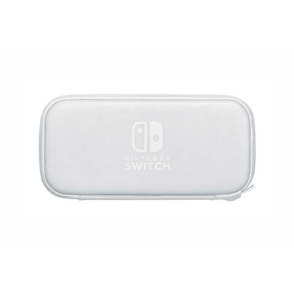 Védőtok és fólia konzolra Nintendo Switch Lite, biele