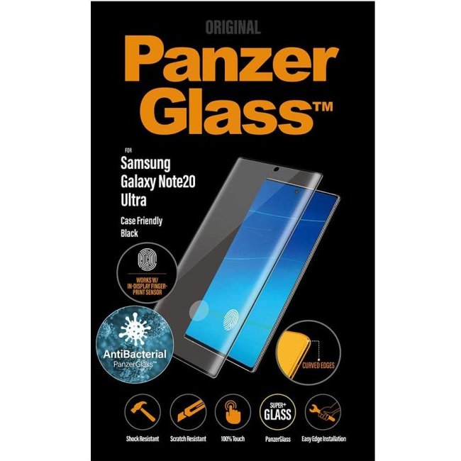 Temperált védőüveg PanzerGlass Case Friendly  Samsung Galaxy Note 20 Ultra - N986B, Fingerprint komp., black