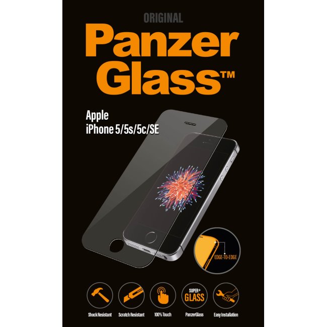 Temperált védőüveg PanzerGlass egész kijelzőre Apple iPhone 5/ 5S/ 5C/ SE