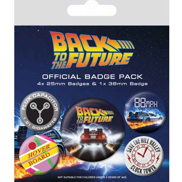 Jelvény Back to the Future DeLorean (5-Pack)