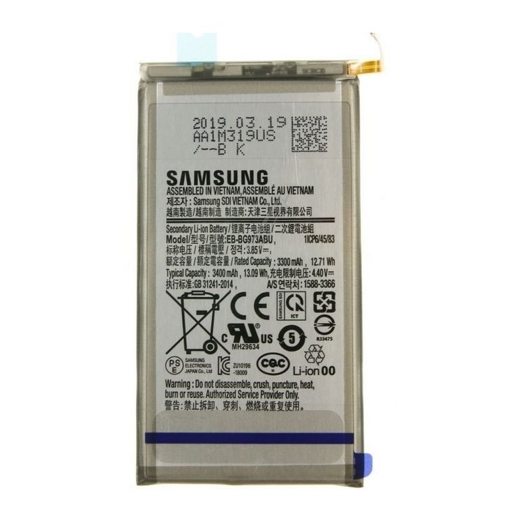 Eredeti akkumulátor Samsung Galaxy S10 számára - G973F (3400mAh)