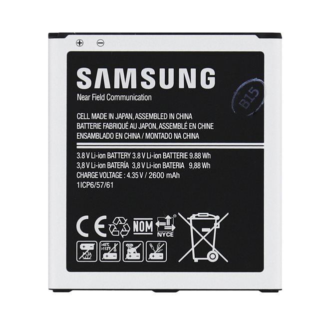 Samsung EB-BG531BBE, (2600 mAh) eredeti akkumulátor