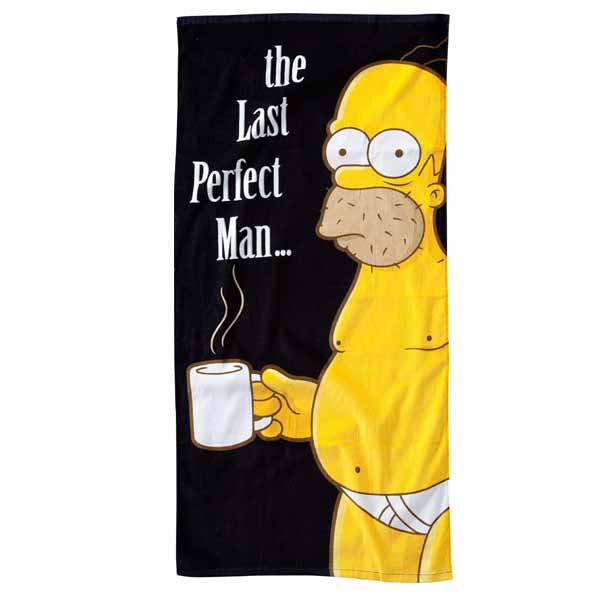 Törölköző Simpsons - The Last Perfect Man (75 x 150 cm)