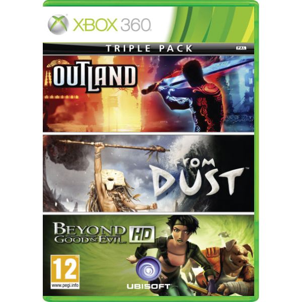 Outland + From Dust + Beyond Good & Evil HD (Triple Pack) [XBOX 360] - BAZÁR (használt termék)