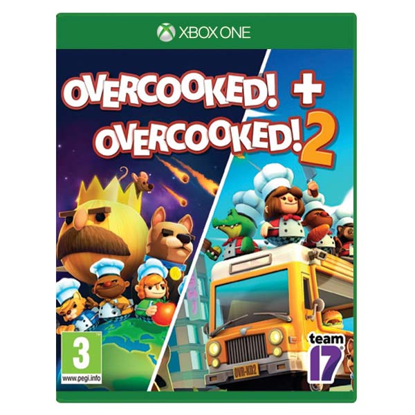 Overcooked! + Overcooked! 2 [XBOX ONE] - BAZÁR (használt áru)