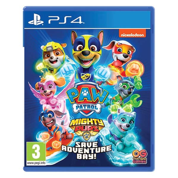 PAW Patrol: Mighty Pups Save Adventure Bay [PS4] - BAZÁR (használt termék)