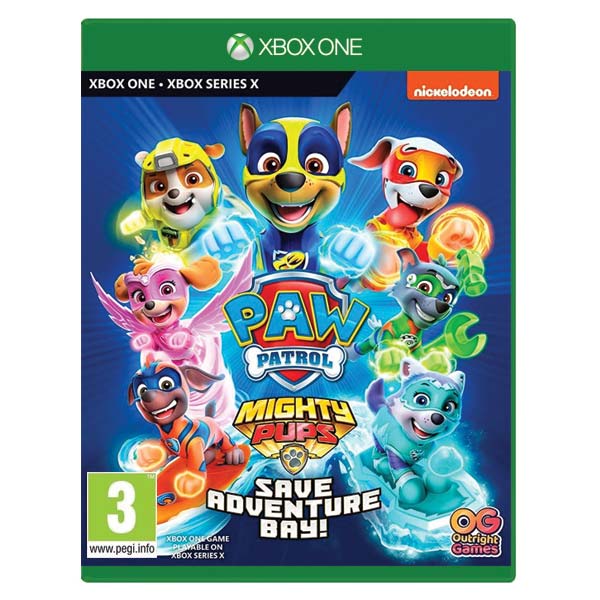 PAW Patrol: Mighty Pups Save Adventure Bay [XBOX ONE] - BAZÁR (használt termék)