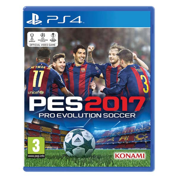PES 2017: Pro Evolution Soccer [PS4] - BAZÁR (használt termék)