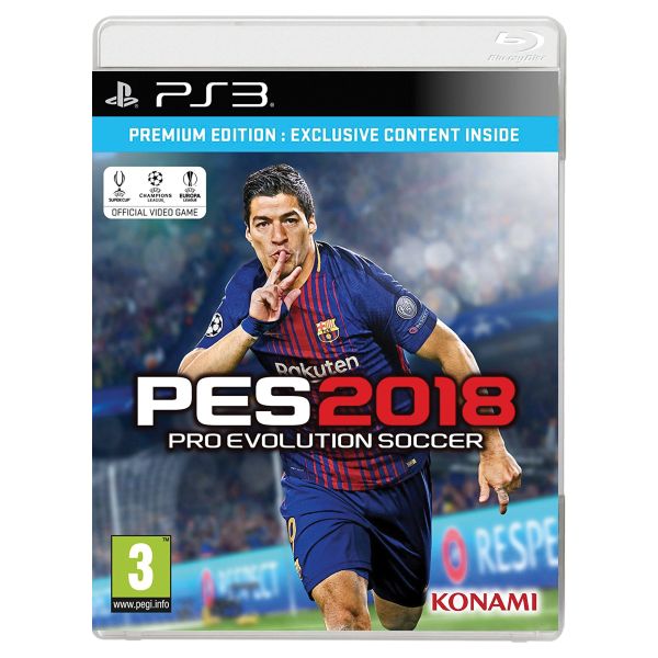 PES 2018: Pro Evolution Soccer [PS3] - BAZÁR (Használt termék)