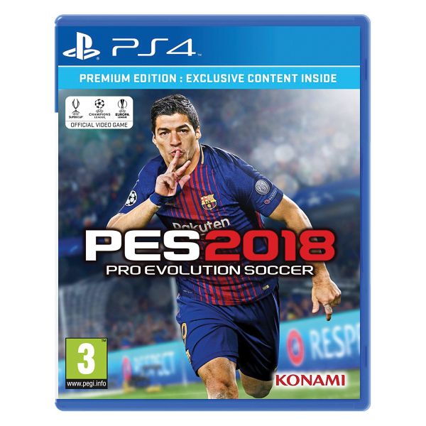 PES 2018: Pro Evolution Soccer [PS4] - BAZÁR (Használt termék)