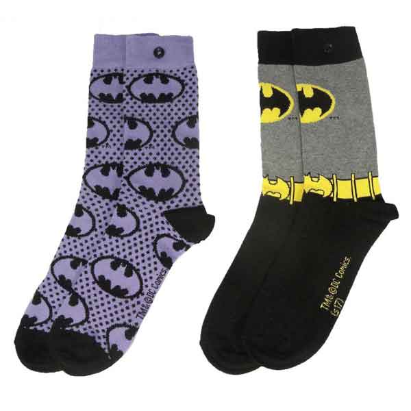 Zokni DC Comic Batman Purple 37/41 (2-Pack)