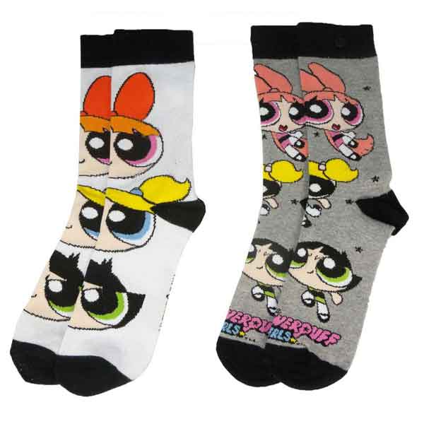 Ponožky Powerpuff Girls 37/42 (2-Pack)