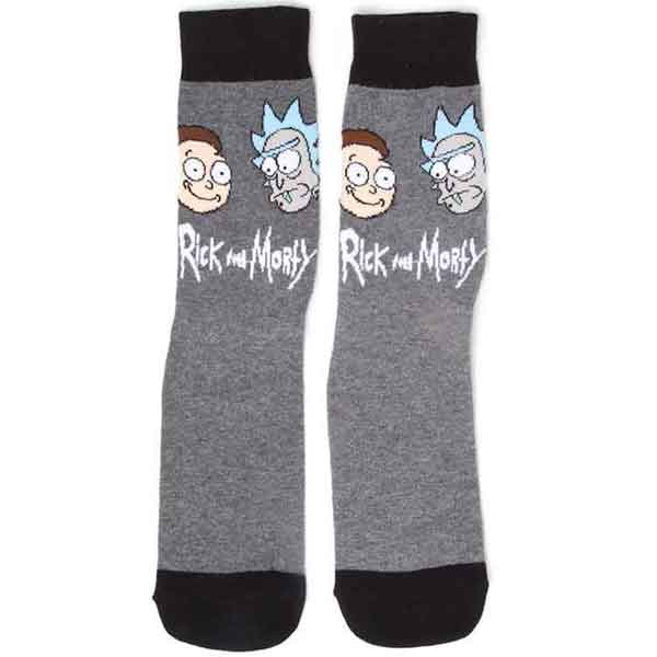 Zokni Rick And Morty Faces Crew Socks 39/42