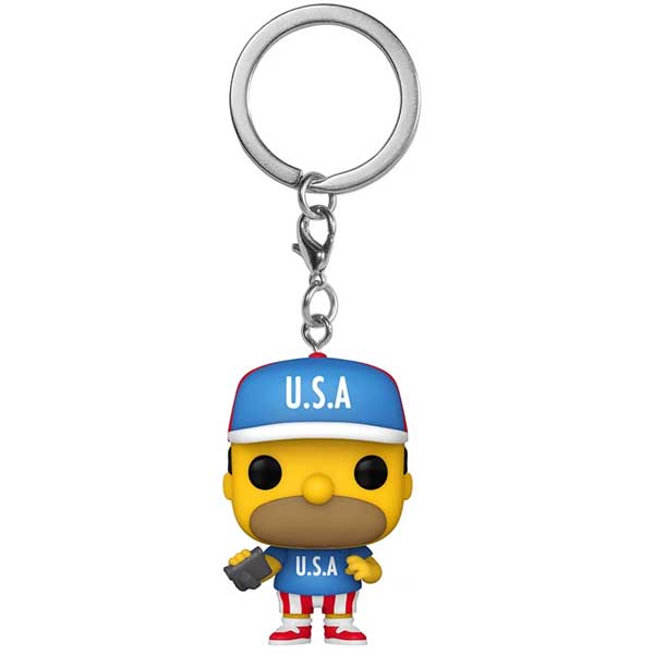 POP! Kulcstartó USA Homer (The Simpsons)