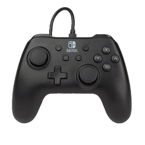 Vezetékes vezérlő PowerA Nintendo Switch számára, Matte Black Vezetékes vezérlő PowerA Nintendo Switch számára, Matte Black
