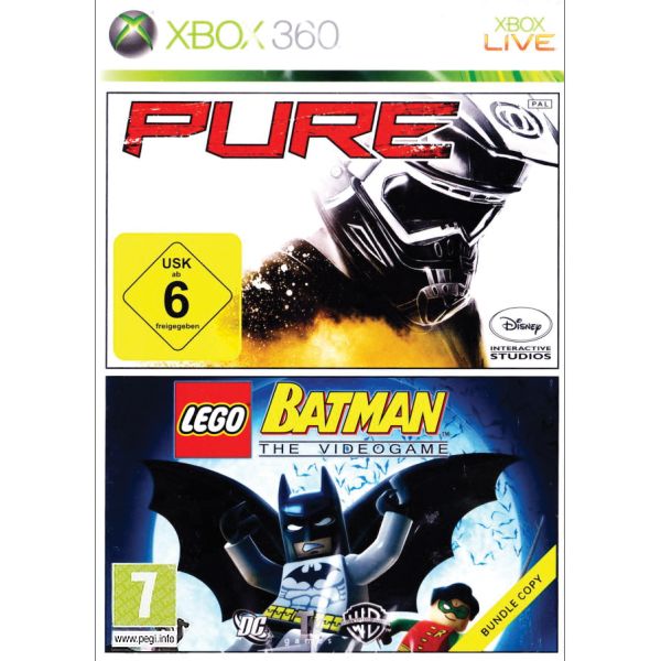 Pure + Lego Batman: The Videogame [XBOX 360] - BAZÁR (Használt áru)