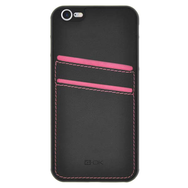 4-OK Pocket Cover tok For iPhone 7, Pink