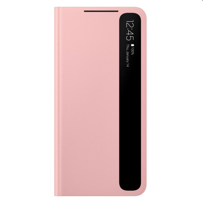 Tok Clear View Cover  Samsung Galaxy S21 - G991B, pink (EF-ZG996C)