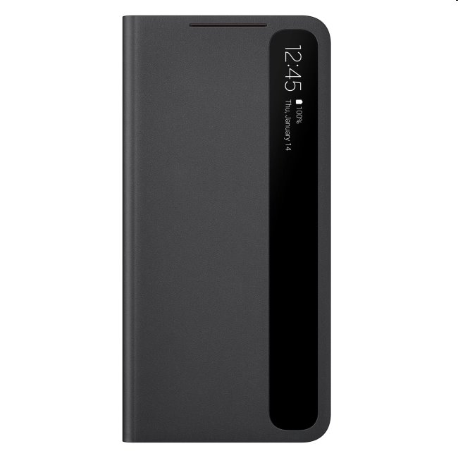 Clear View Cover tok Samsung Galaxy S21 Plus számára - G996B, Fekete (EF-ZG996C) Clear View Cover tok Samsung Galaxy S21 Plus számára - G996B, Fekete (EF-ZG996C)