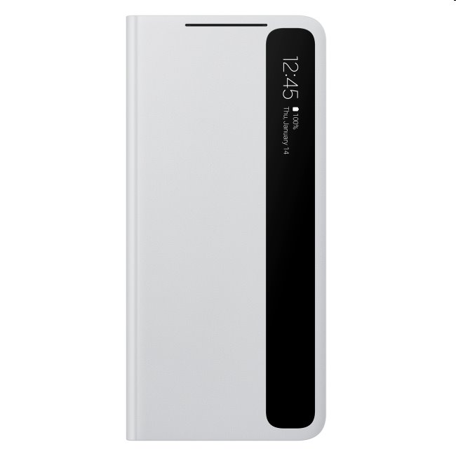 Tok Clear View Cover  Samsung Galaxy S21 Ultra - G998B, light gray (EF-ZG998C)