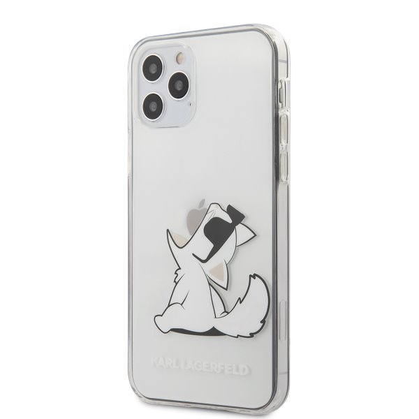 Tok Karl Lagerfeld PC/TPU Choupette Eat for iPhone 12/12 Pro, transparent