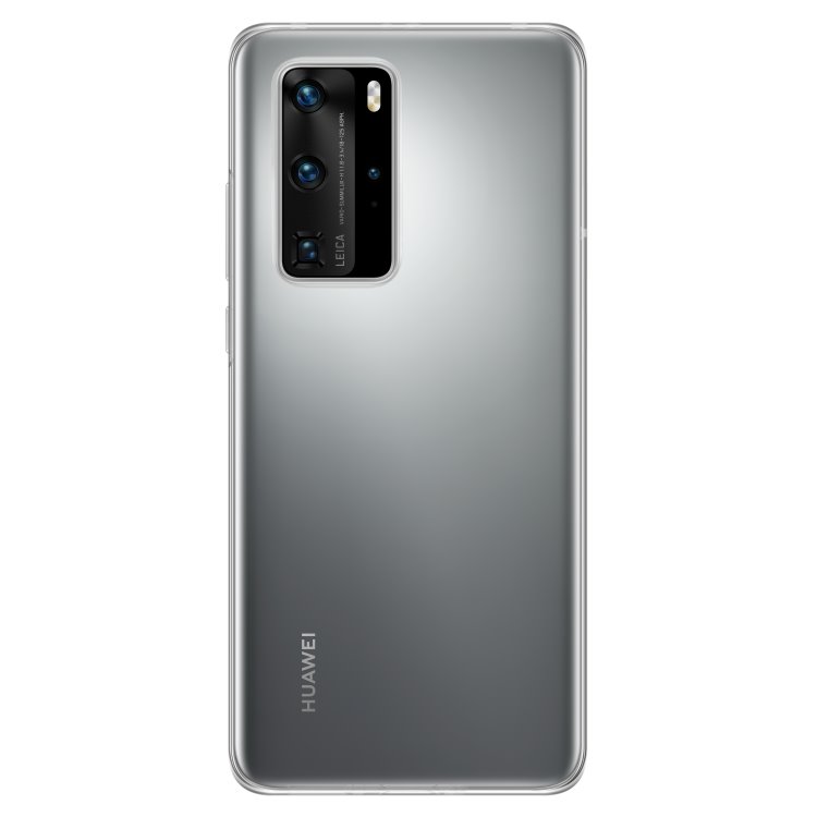 Eredeti tok Silicone Case for Huawei P40 Pro, Transparent