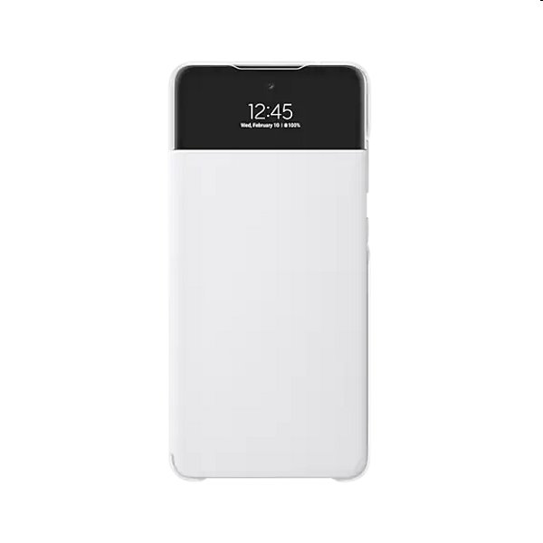 S View Cover tok Samsung Galaxy A72 számára - A725F, fehér (EF-EA725PW)