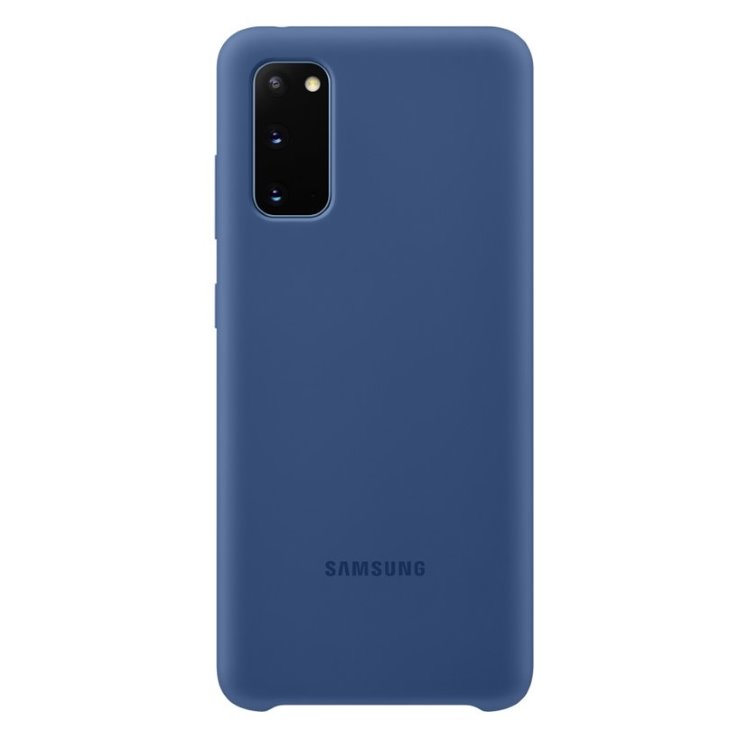 Tok Samsung Silicone Cover EF-PG980TNE Samsung Galaxy S20 - G980F, Navy