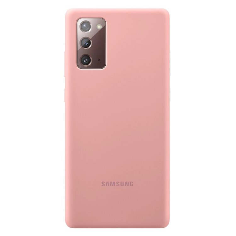 Tok Samsung Silicone Cover EF-PN980TAE  Samsung Galaxy Note 20 - N980F, Copper Brown