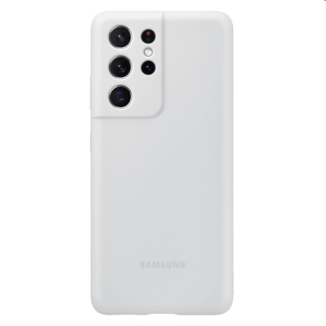 Tok Silicone Cover  Samsung Galaxy S21 Ultra - G998B, light gray (EF-PG998T)