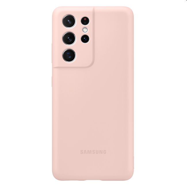 Tok Silicone Cover  Samsung Galaxy S21 Ultra - G998B, pink (EF-PG998T)
