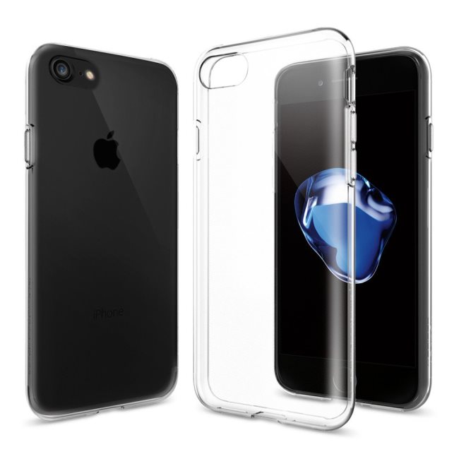 Tok Spigen Liquid Crystal for Apple iPhone SE 20/SE 22/8/7, Crystal Clear
