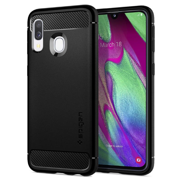 Tok  Spigen Rugged Armor Samsung Galaxy A40 - A405F, Black