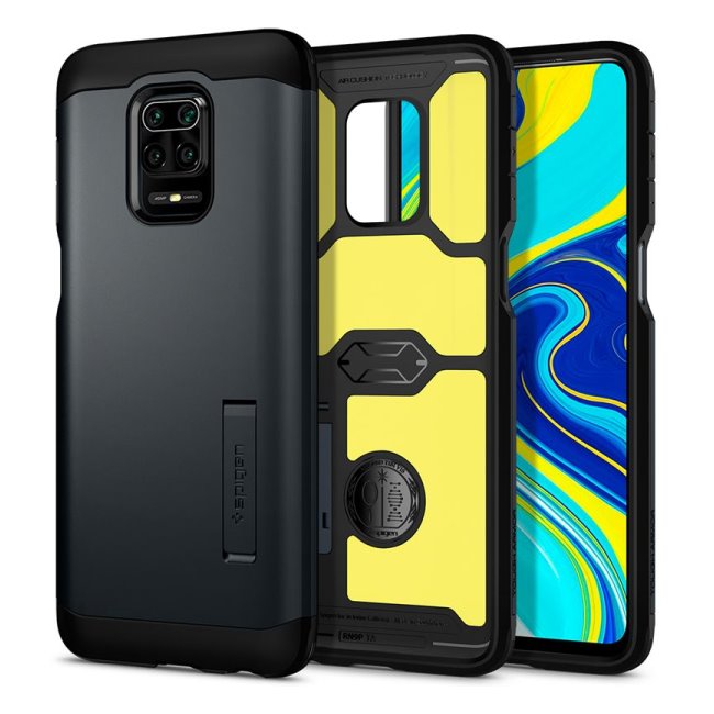 Tok Spigen Tough Armor Xiaomi Redmi Note 9S/9 Pro, fekete