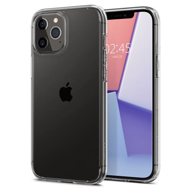 Tok Spigen Ultra Hybrid  Apple iPhone 12 Pro Max, clear