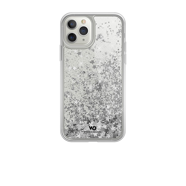 Tok White Diamonds Sparkle for Apple iPhone 11 Pro, Silver Stars
