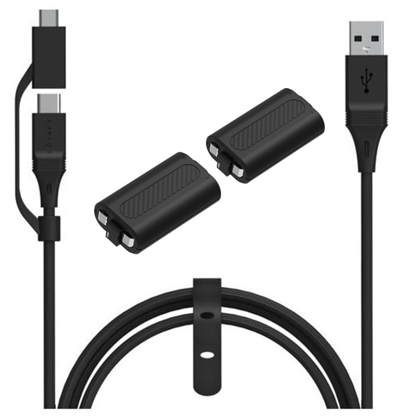 Raptor Universal Gaming Play & Charge kit for Xbox, black