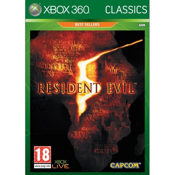Resident Evil 5 - XBOX 360- BAZÁR (használt termék)