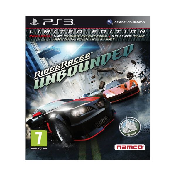 Ridge Racer: Unbounded (Limited Edition) [PS3] - BAZÁR (használt termék)