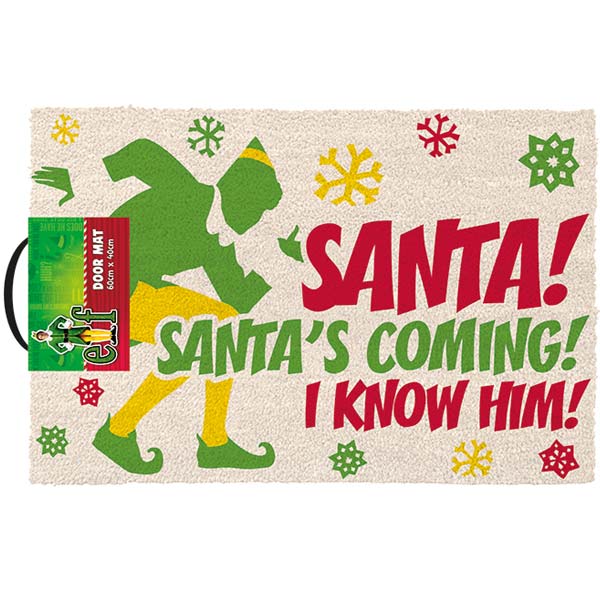 Lábtörlő Santa’s Coming (Elf)
