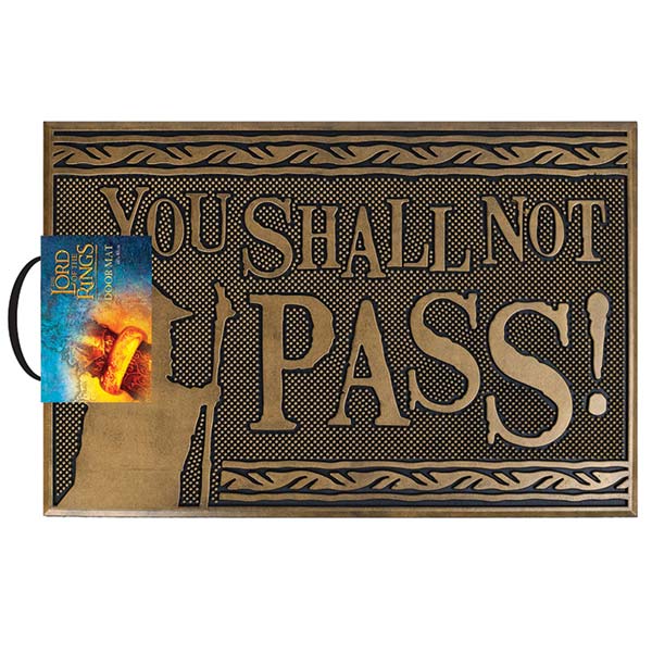 Lábtörlő You Shall Not Pass (Lord of The Rings)