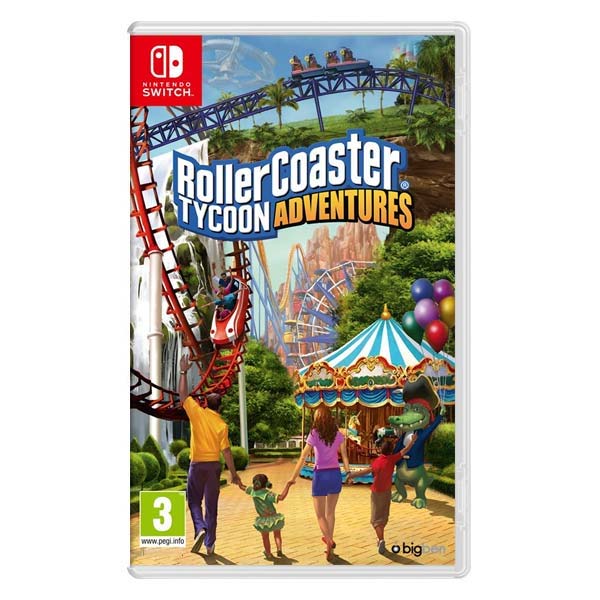 RollerCoaster Tycoon Adventures [NSW] - BAZÁR (használt termék)