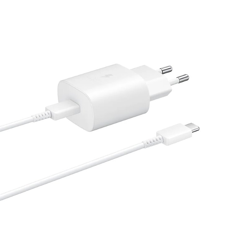 Samsung 25W Gyorstöltő USB-C kábellel, fehér