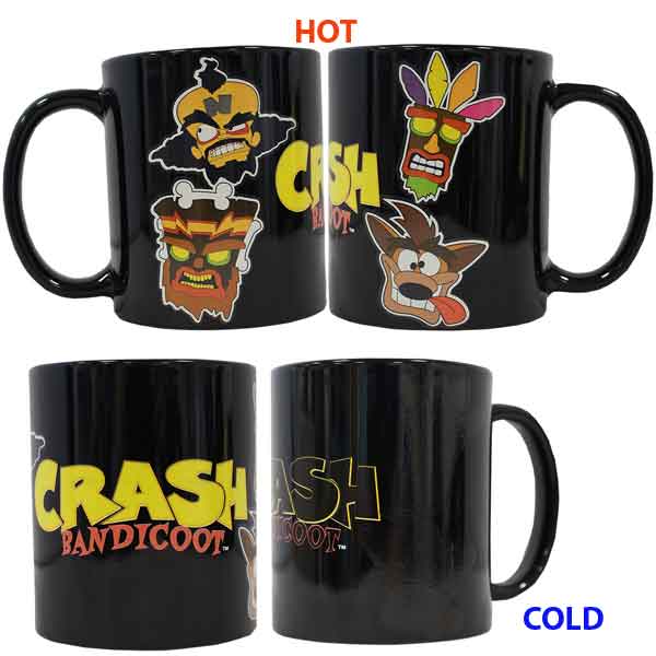 Šálka Crash Bandicoot Heat Changing