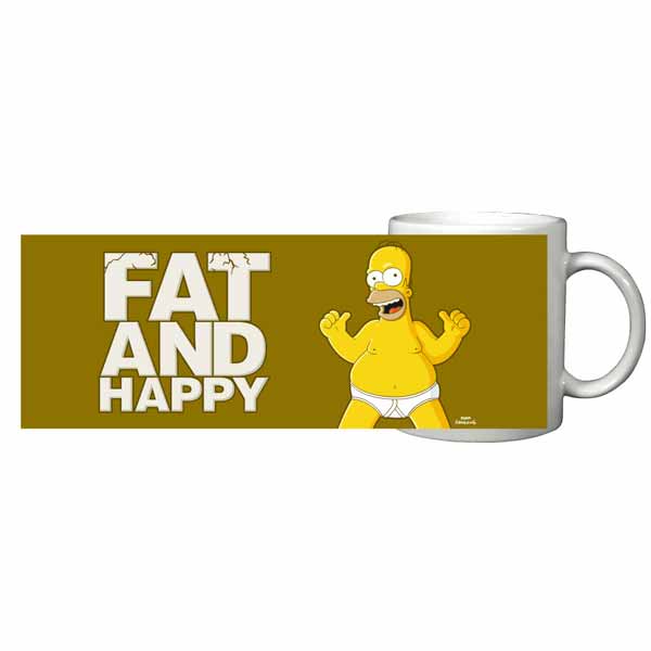Bögre Simpsons- Fat & Happy