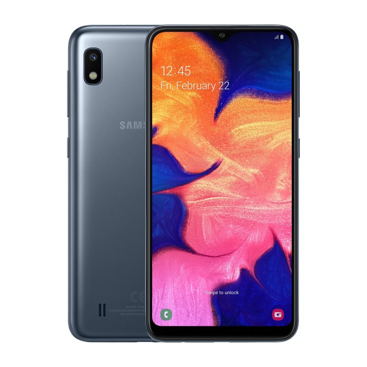 Samsung Galaxy A10 - A105F, Dual SIM, Black - EU disztribúció