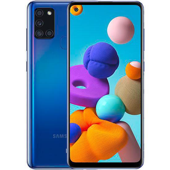 Samsung Galaxy A21s - A217F, 3/32GB, Dual SIM | Blue - új termék, bontatlan csomagolás
